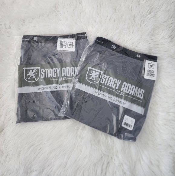Bundle 2 New! Stacy Adams Boxer Brief. Bundle of 2. Gray. Size 3XL. As… - Picture 1 of 6